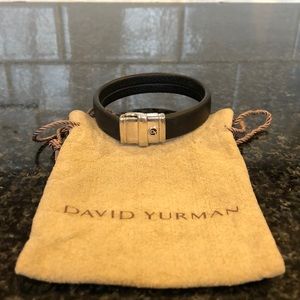 David Yurman Men’s Leather Bracelet
